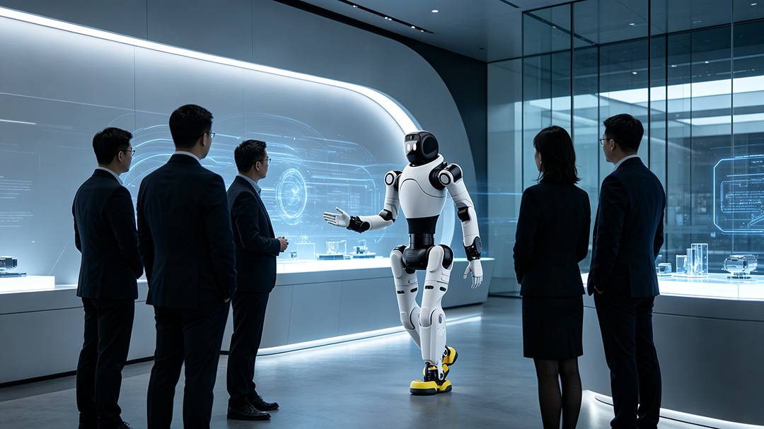企业展馆智能导览场景